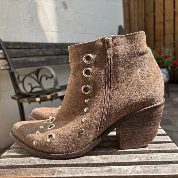 Suede Booties - Picture 4 of 11